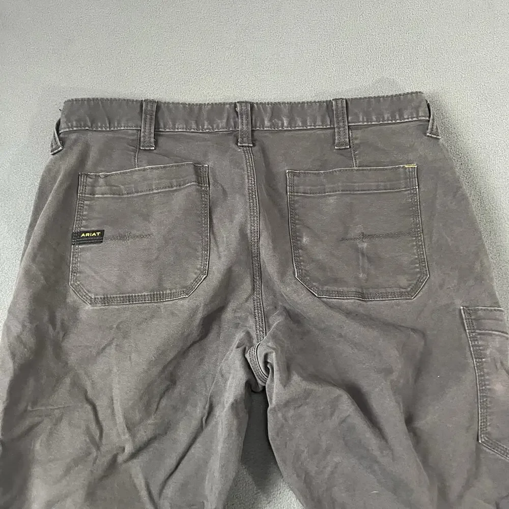 Ariat Rebar M4 Jeans Mens 34X30 Relaxed Straight Double Knee Workwear